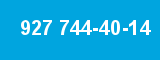 927 744-40-14